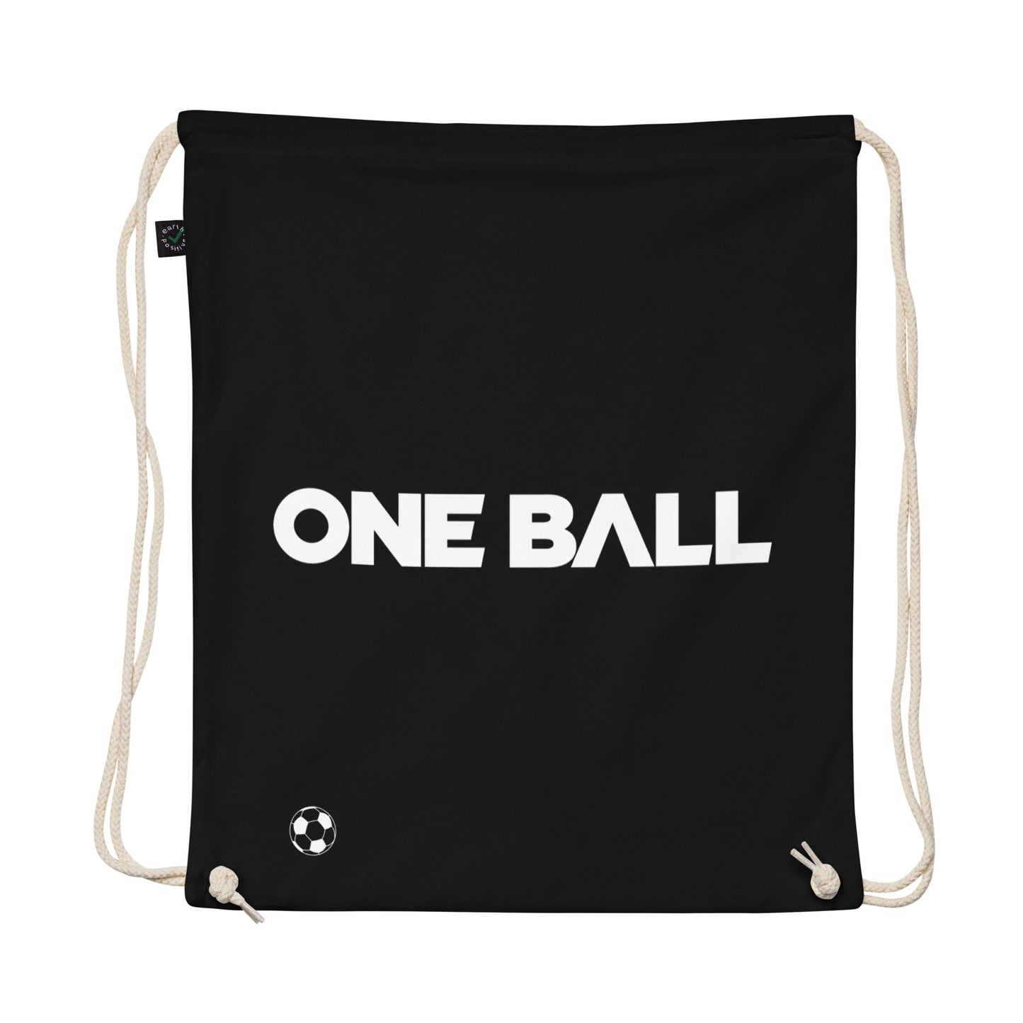 Organic cotton soccer bag