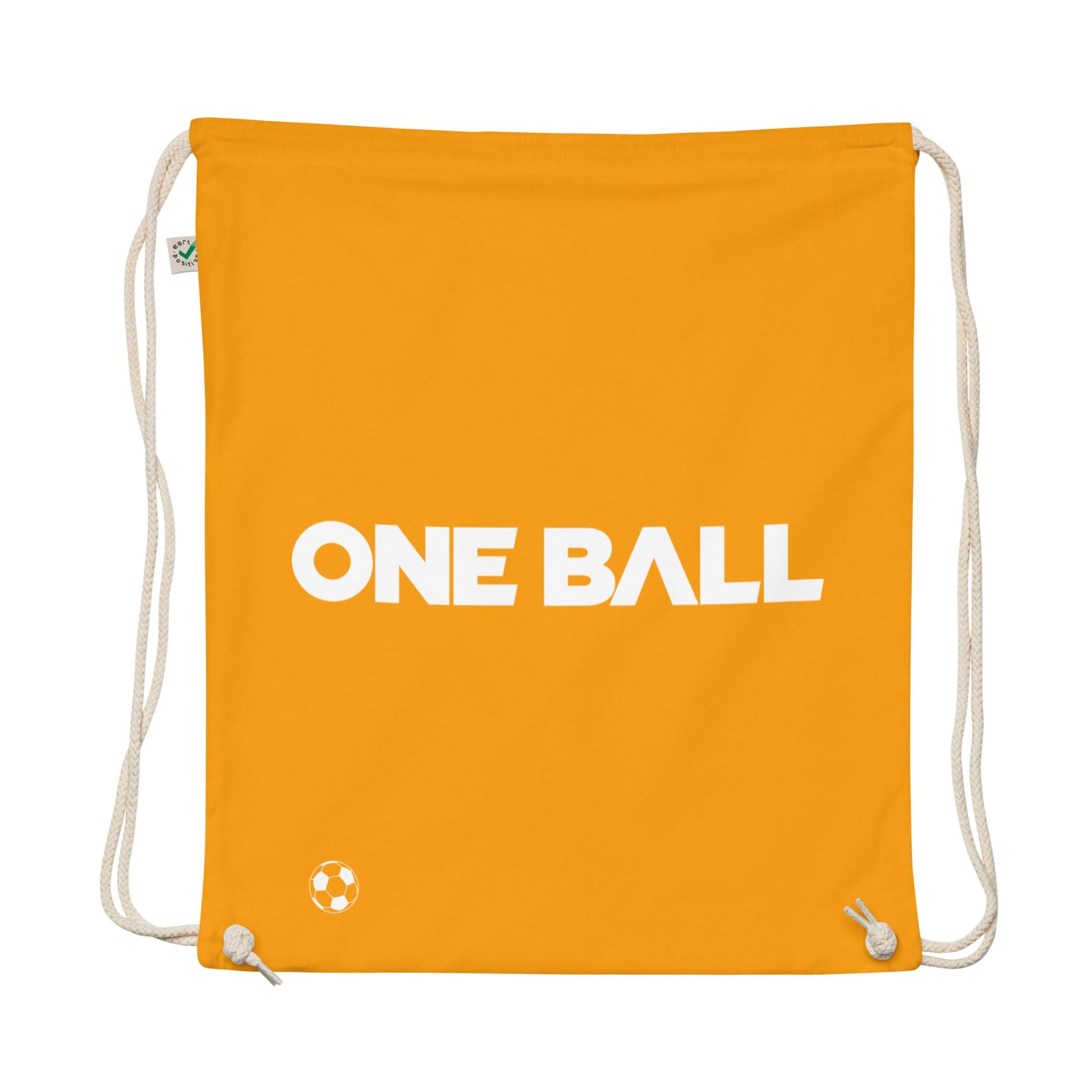 Organic cotton soccer bag